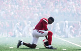 Louisville Cardinals wide receiver Chris Bell (0) takes a moment before the game against visiting Bowling Green in Louisville, Kentucky. Sept. 20, 2025