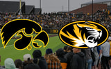 A play-by-play recap of the first in a doubleheader between the Hawkeyes and Tigers.