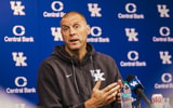 Mark Pope at Kentucky men's basketball Media Day | Aaron Perkins, Kentucky Sports Radio