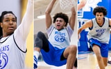Photos of Jasper Johnson (left), Malachi Moreno (middle), and Braydon Hawthorne via UK Athletics