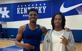 Kentucky guard Otega Oweh spends time with Deron Rippey Jr. (Photo provided to KSR by Deron Rippey Sr.)