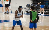 Denzel Aberdeen at Kentucky's Pro Day(Aaron Perkins, Kentucky Sports Radio)