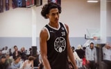 South Carolina basketball recruiting target Marlon Martinez. Photo by: Rhode Island Elite Basketball | @RIElite_ on Twitter/X