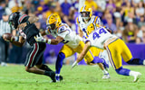 LSU Tigers take on the South Carolina Gamecocks. October 11, 2025; Baton Rouge, Louisiana, USA; at Tiger Stadium.