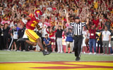 USC running back Bryan Jackson runs for a touchdown against Michigan