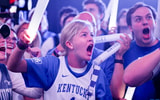 Kentucky fans at Big Blue Madness, via Dr. Michael Huang