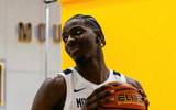 West Virginia forward Brenen Lorient