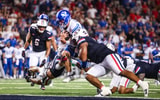 BYU will take on Utah in the Holy War on Saturday. (Photo by Aryanna Frank-Imagn Images)