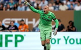 South Carolina soccer legend Brad Guzan with Atlanta United in the MLS. Photo by: Brad Penner-Imagn Images