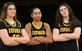 HawkeyeReport shares photos from Iowa Women's Basketball Media Day. (Photo by Dennis Scheidt)