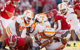The Tennessee Volunteers during the game between the Alabama Crimson Tide and the Tennessee Volunteers at Bryant-Denny Stadium in Tuscaloosa, AL. Photo By Kate Luffman/Tennessee Athletics