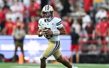 Washington quarterback Demond Williams Jr. took over as the the full-time starter in 2025. (Photo by Jamie Sabau-Imagn Images)