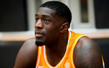 Brianna Paciorka/News Sentinel / USA TODAY NETWORK via Imagn Images | Tennessee forward DeWayne Brown II (6) during Tennessee basketball's media day and practice held at Pratt Pavilion on Oct. 9, 2025.