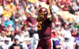 The Hawkeyes will face the Gophers in Iowa City on Saturday. (Photo by Matt Krohn-Imagn Images)