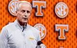 Head Coach Rick Barnes of the Tennessee Volunteers during 2025 SEC Media day at the Grand Bohemian Hotel Mountain Brook in Birmingham, AL. Photo By Andrew Ferguson/Tennessee Athletics