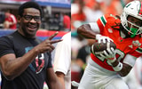 Miami legend Michael Irvin and WR Malachi Toney