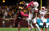 Nebraska football WR Dane Key (6) vs. Minnesota