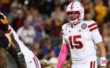 Nebraska football QB Dylan Raiola (15) vs. Minnesota