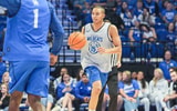 Kentucky Wildcats guard Jaland Lowe (15) at the 2025 Big Blue Madness at Rupp Arena in Lexington, Kentucky Saturday, Oct. 11, 2025 - Syndication: The Courier-Journal