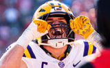 LSU's team captain is battling an injury at the midway point of the season (Photo: © Ayrton Breckenridge/Clarion Ledger / USA TODAY NETWORK via Imagn Images)