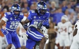 Kentucky RB Jason Patterson runs the ball vs. Texas, via Dr. Michael Huang, KSR
