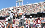 Georgia Tech's Haynes King and Malachi Hosley