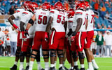 Louisville's offensive line, Trevonte Sylvester, at No. 2 Miami (10/17/25)