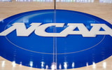 NCAA Logo Basketball Court