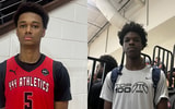 Lincoln Cosby (Photo credit: Jamie Shaw/Rivals) and Obinna Ekezie Jr. (Photo: Jacob Polacheck/KSR+)