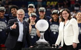UConn receives their 12th WBCA Coaches' Trophy