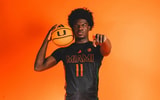 Caleb Gaskins on his official visit to Miami