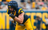 West Virginia defensive lineman Edward Vesterinen