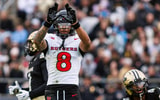 Rutgers Football wide receiver KJ Duff during Purdue game 2025