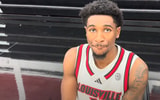Kobe Rodgers at Louisville Basketball Media Day (10/15/25) (Video credit: William McDermott)