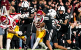 Nebraska football RB Emmett Johnson (21) vs. USC