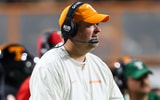 Randy Sartin-Imagn Images | Nov 1, 2025; Knoxville, Tennessee, USA; Tennessee Volunteers head coach Josh Heupel during the second half against the Oklahoma Sooners at Neyland Stadium.