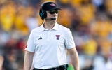 Oct 18, 2025; Tempe, Arizona, USA; Texas Tech Red Raiders defensive coordinator Shiel Wood against the Arizona State Sun Devils at Mountain America Stadium.
