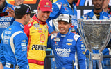 Larson, Logano, NASCAR