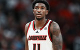 Louisville Cardinals guard Kobe Rodgers (11) during the game against South Carolina State at the KFC Yum! Center in Louisville, Kentucky Monday night, Nov. 3, 2025.