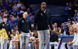 Nov 7, 2025; Lexington, Kentucky, USA; Valparaiso Beacons head coach Roger Powell instructs his team during the first half against the Kentucky Wildcats at Rupp Arena at Central Bank Center. Mandatory Credit: Jordan Prather-Imagn Images
