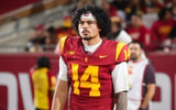 USC quarterback Jayden Maiava during a game against Northwestern