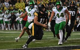 Mark Gronowski tallied two touchdowns in the loss to Oregon. (Photo by Dennis Scheidt)