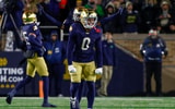 Notre Dame DB DeVonta Smith Navy