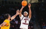 South Carolina basketball star Meechie Johnson. Photo by: Katie Dugan | GamecockCentral