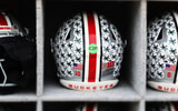 Ohio State helmet by Birm -- Lettermen Row --
