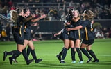 The Hawkeyes open tournament play on Friday against South Dakota State. (Photo by Dennis Scheidt)