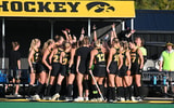 The Hawkeyes will face Duke on Friday in Chapel Hill, NC. (Photo by Dennis Scheidt)