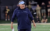 UNC coach Bill Belichick during the loss at Wake Forest.
