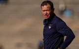 UConn Football head coach Jim Mora versus Air Force 2025