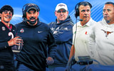 Jared Curtis, Ryan Day, Mike Elko, Mario Cristobal and Steve Sarkisian afi